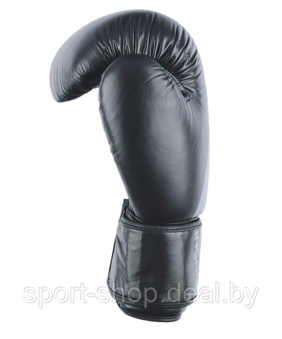 Перчатки боксерские ARES, кожа, черный, 10 oz, бокс, перчатки для бокса, боксерские перчатки - фото 3 - id-p215594131