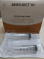 Шприц BEROJECT III Luer Lock 50 мл одноразовый, стерильный, без иглы
