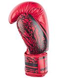 Перчатки боксерские ODIN, ПУ, красный, 10 oz, бокс, перчатки для бокса, боксерские перчатки, фото 2