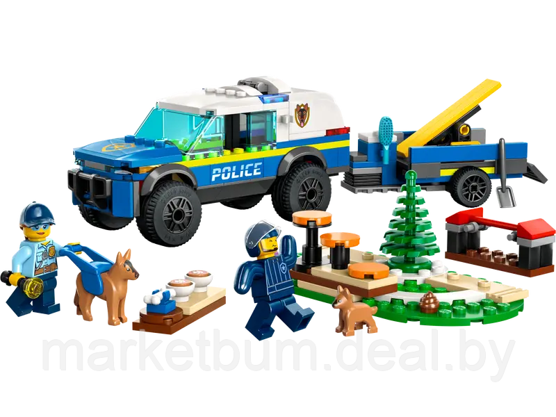 Конструктор LEGO City 60369, Полевая дрессировка полицейских собак - фото 2 - id-p215594782