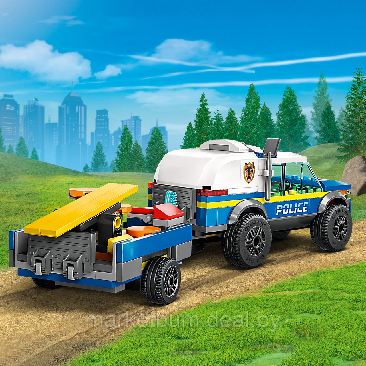 Конструктор LEGO City 60369, Полевая дрессировка полицейских собак - фото 7 - id-p215594782