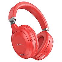 Беспроводные наушники - HOCO W32, Bluetooth 5.0, AUX, микрофон, 200mAh (5 часов), красные
