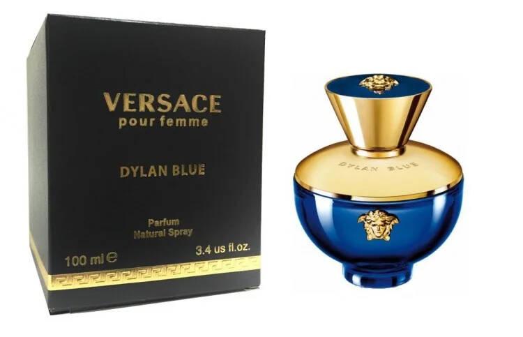 Женский парфюм Versace Dylan Blue Pour Femme edp 100ml (LUX EURO)  (ID#215594767), цена: 85 руб., купить в Фаниполе на Deal.by