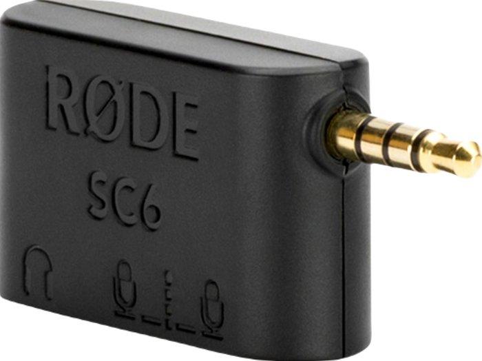 Адаптер RODE SC6 3.5 мм - 3.5 мм (черный) - фото 1 - id-p215594900