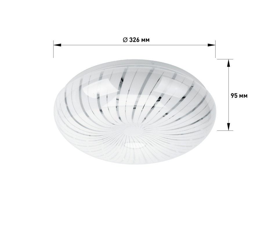 Светильник потолочный светодиодный Медуза SPB-6-24-6,5K 24Вт 6500K - фото 5 - id-p215595070