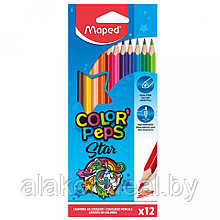 Цветные карандаши Maped "Color Peps", 12шт.