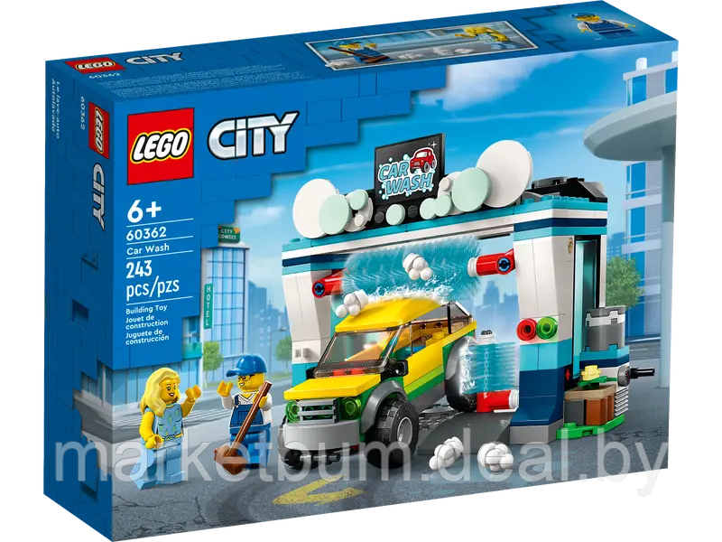 Конструктор Lego City 60362, Автомойка - фото 2 - id-p215595384