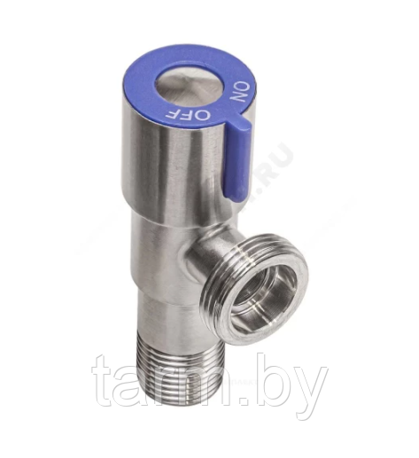 Кран бытовой угловой G1/2" x 3/4" НР RM-L для стиральной машины - фото 1 - id-p215595274