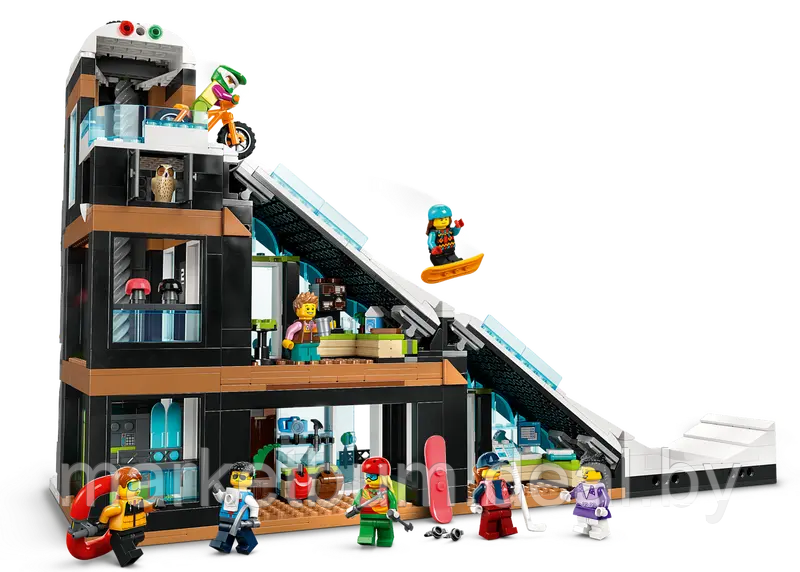 Конструктор LEGO City 60366 Горнолыжный и альпинистский центр - фото 4 - id-p215595396