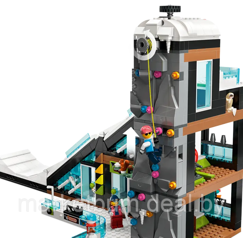 Конструктор LEGO City 60366 Горнолыжный и альпинистский центр - фото 6 - id-p215595396