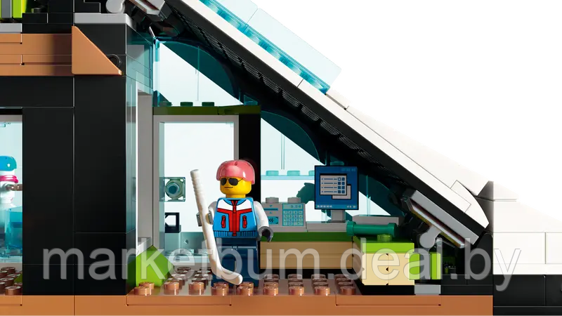 Конструктор LEGO City 60366 Горнолыжный и альпинистский центр - фото 7 - id-p215595396