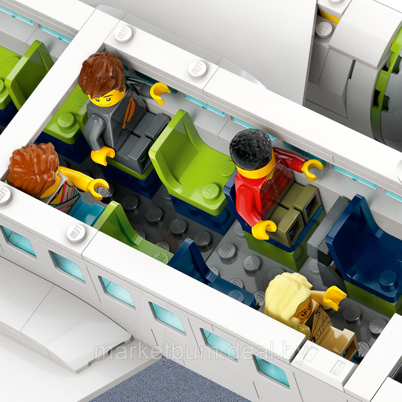 Конструктор LEGO City 60367 Пассажирский самолет - фото 3 - id-p215595498