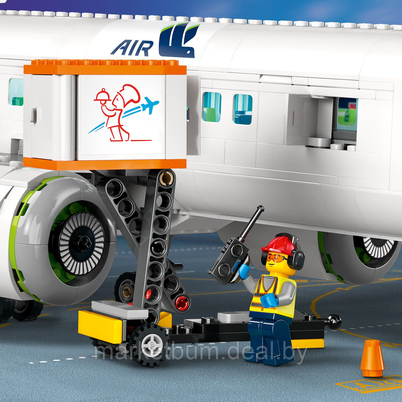 Конструктор LEGO City 60367 Пассажирский самолет - фото 5 - id-p215595498