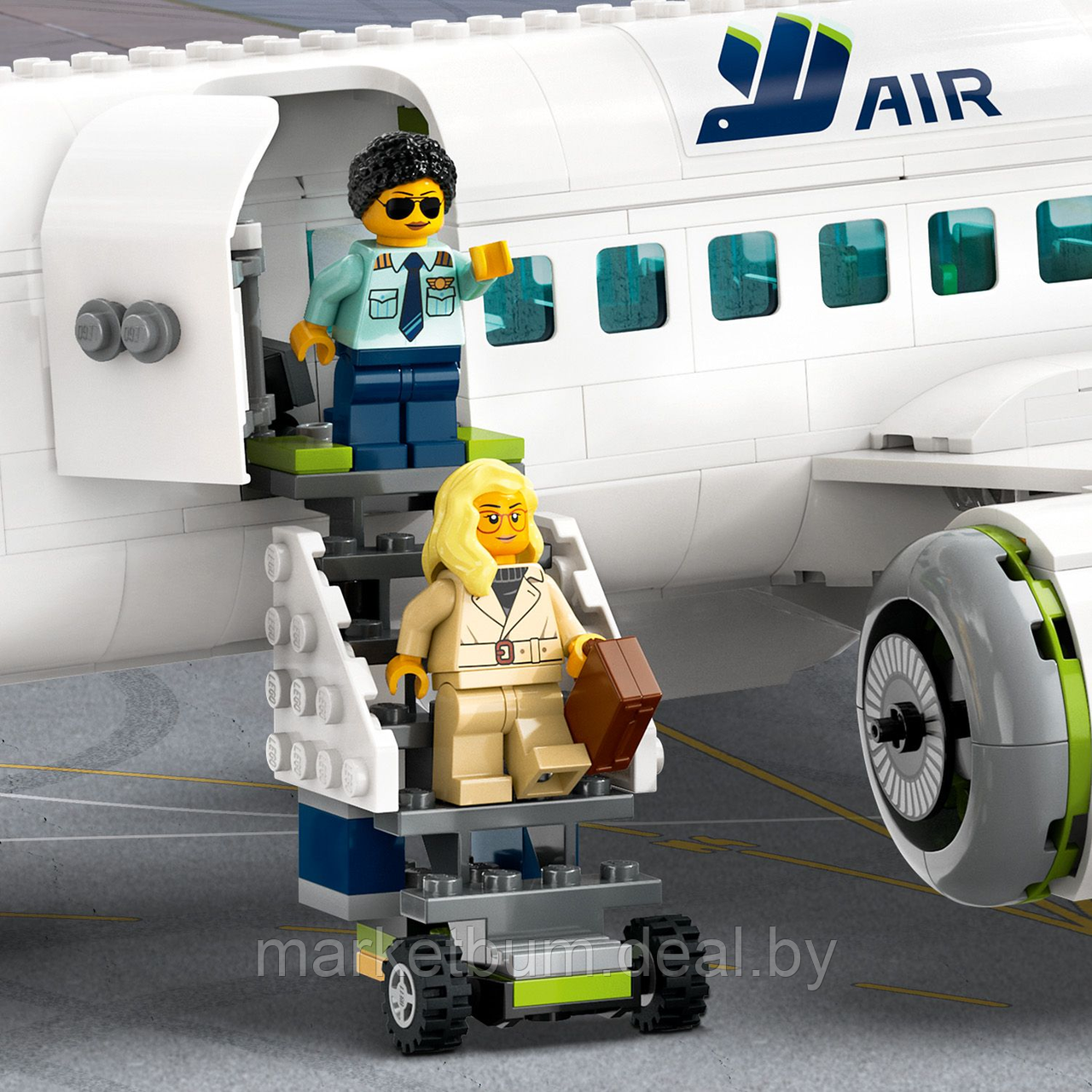 Конструктор LEGO City 60367 Пассажирский самолет - фото 6 - id-p215595498