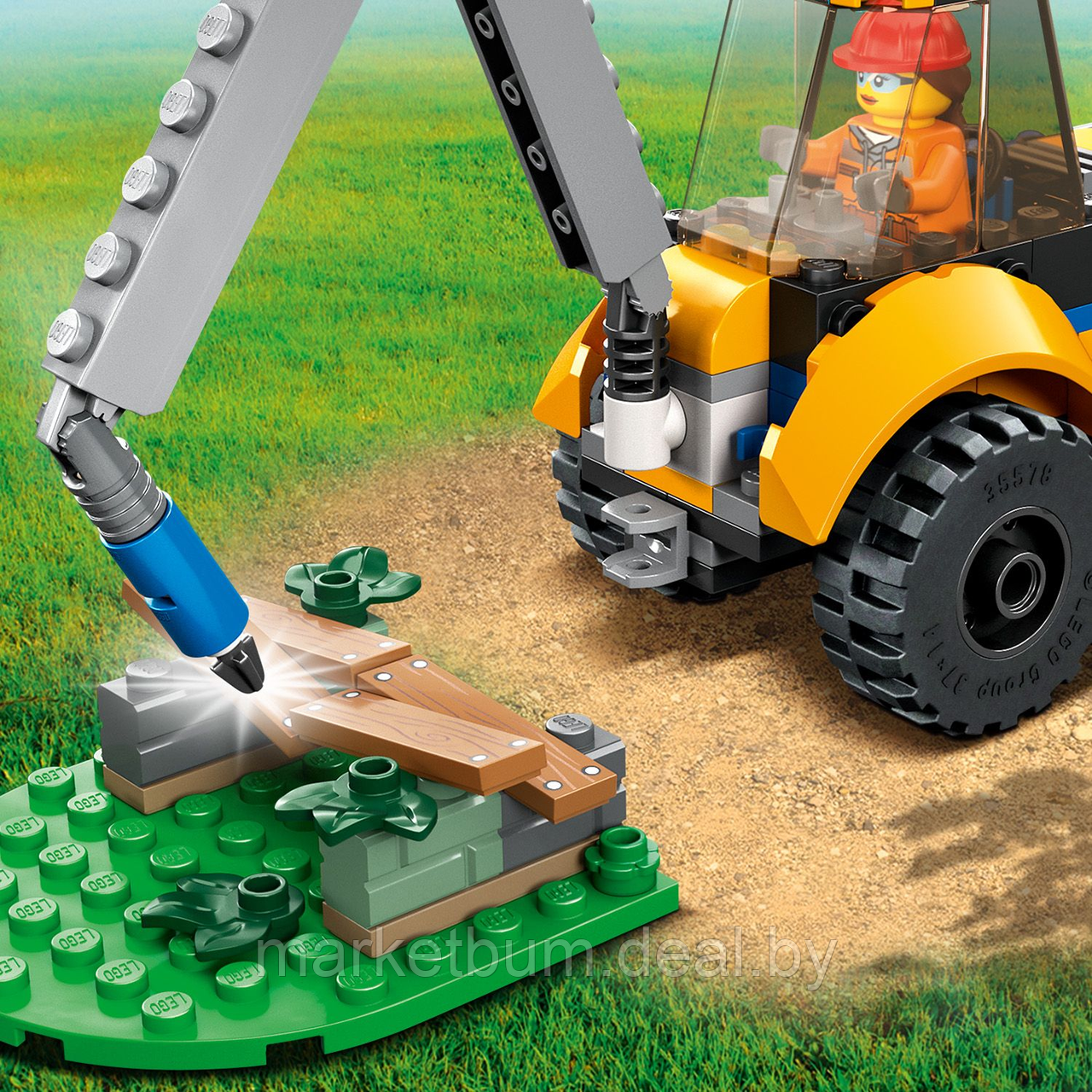 Конструктор LEGO City 60385, Экскаватор - фото 5 - id-p215595643