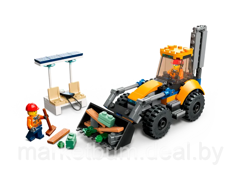 Конструктор LEGO City 60385, Экскаватор - фото 7 - id-p215595643