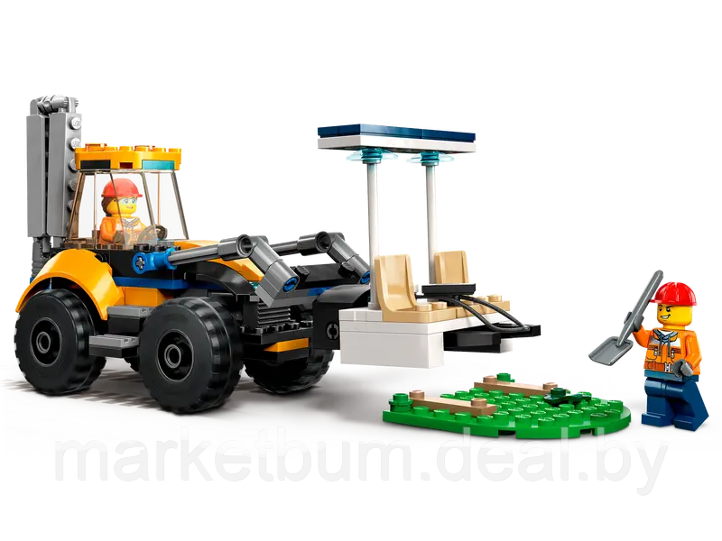 Конструктор LEGO City 60385, Экскаватор - фото 8 - id-p215595643