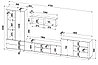 Гостиная Quartz-2 (Кварц)  без подсветки Дуб нокс, фото 2