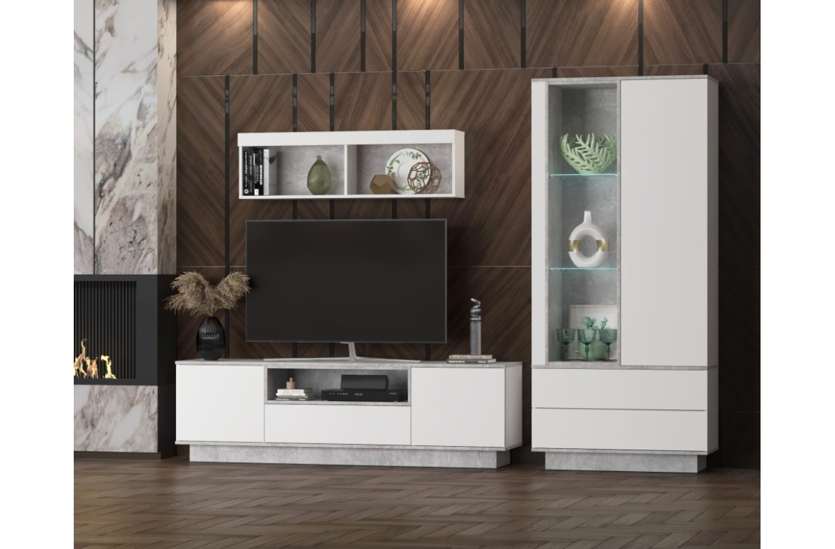 Гостиная Quartz-4 (Кварц) с подсветкой