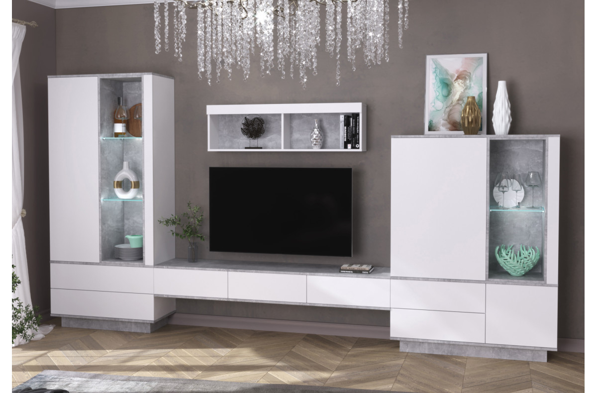 Гостиная Quartz-7 (Кварц) без подсветки