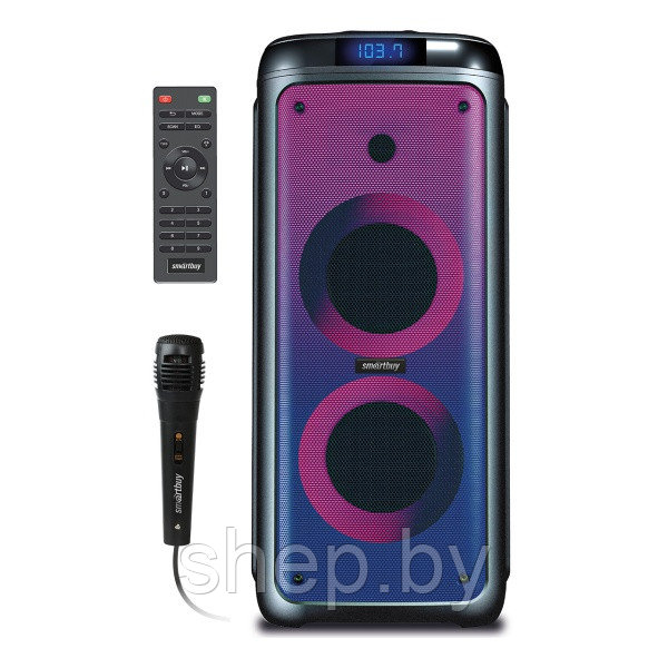 Акустическая система Smartbuy VALKYR 2 SBS-5550, 60Вт, 5000 мАч ,Bluetooth, MP3, проводной микрофон, пульт ДУ - фото 1 - id-p215596048