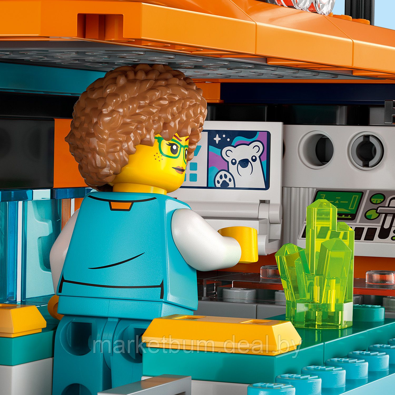 Конструктор Lego City 60378, Грузовик и исследовательская лаборатория - фото 4 - id-p215596067