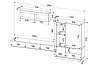Гостиная Quartz-12 (Кварц)  с подсветкой Дуб нокс, фото 2