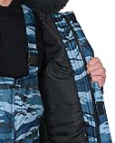 Костюм СИРИУС-БЕЗОПАСНОСТЬ зимний: куртка, п/комб. КМФ серый вихрь, фото 10