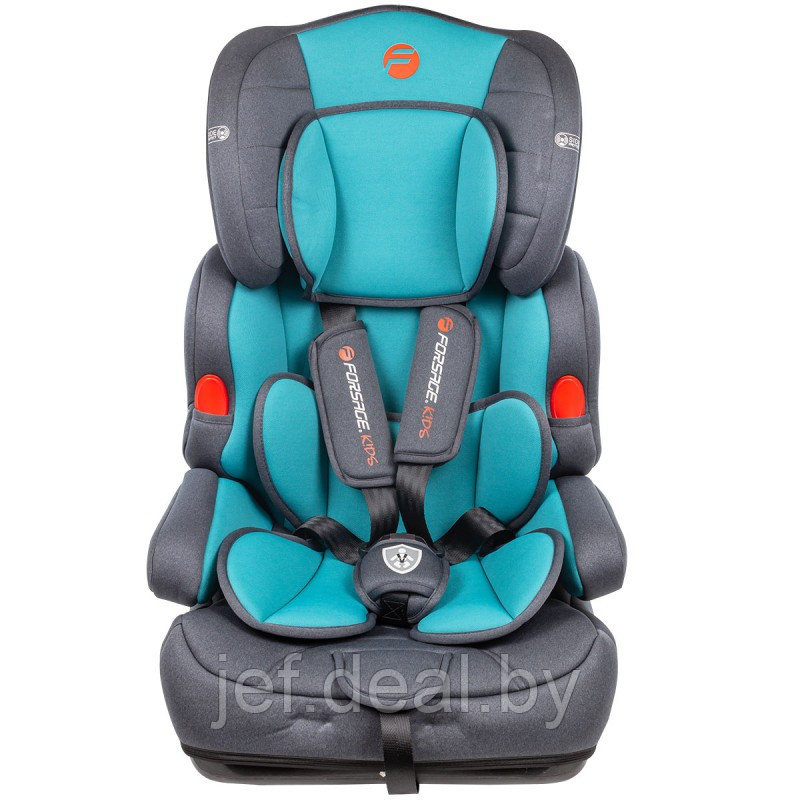 Кресло детское BAB001 Dark Gray/ Turquoise 9-36кг FORSAGE BAB001 Turquoise - фото 2 - id-p215596079