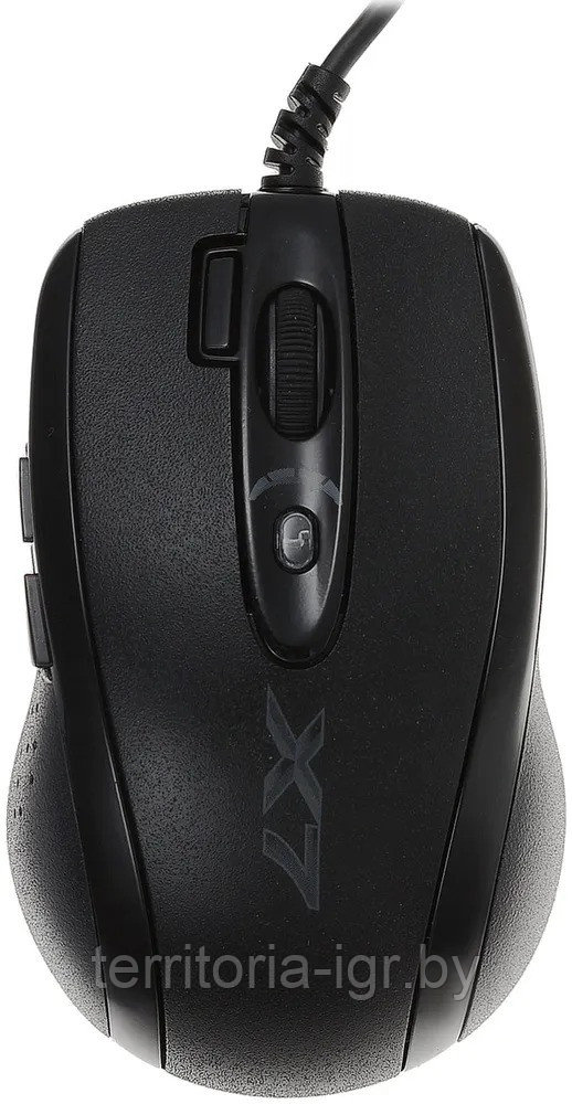 Игровая проводная мышь X7 X-710MK черный A4Tech