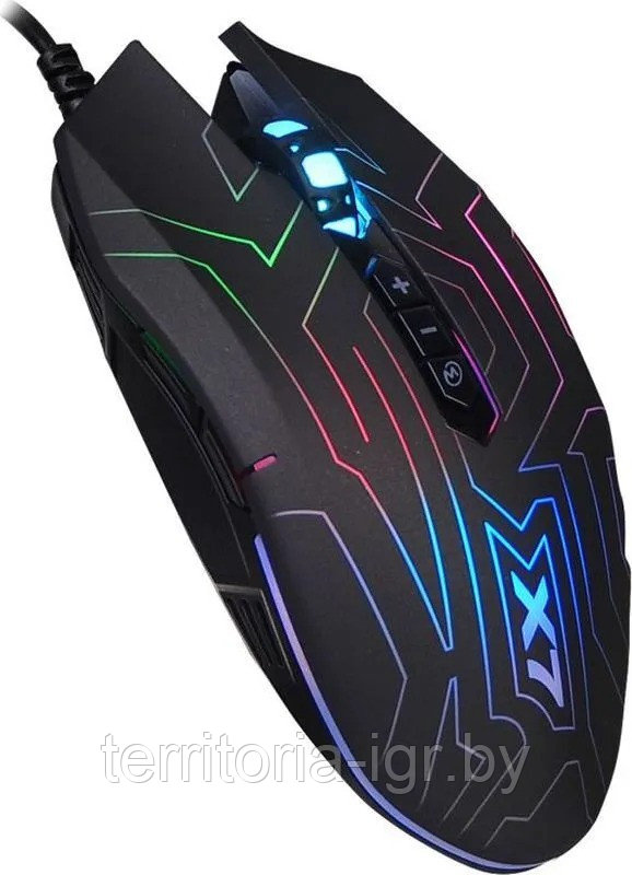 Игровая проводная мышь X7 X77 RGB черный A4Tech - фото 2 - id-p215599330