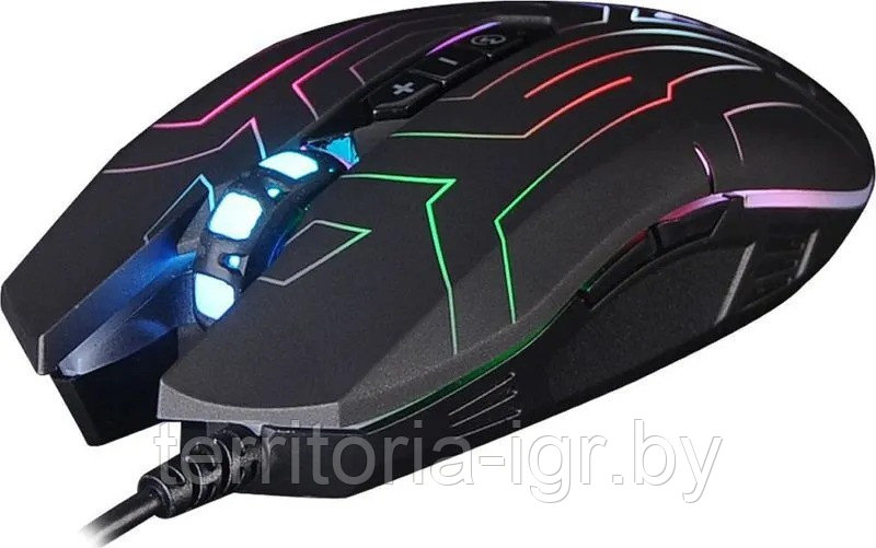 Игровая проводная мышь X7 X77 RGB черный A4Tech - фото 3 - id-p215599330