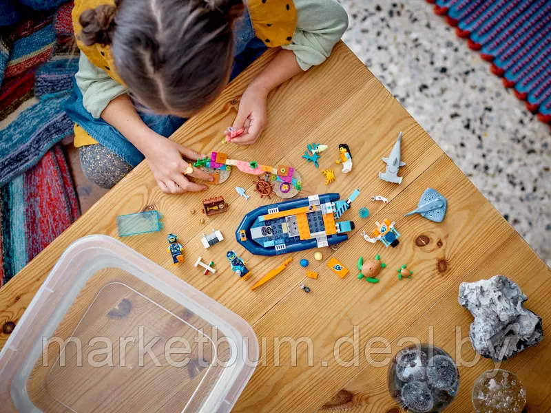 Конструктор Lego City 60377, Лодка для дайвинга исследователя - фото 9 - id-p215597197