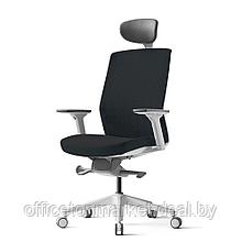 Кресло для руководителя BESTUHL J1, сетка, ткань, пластик, черный
