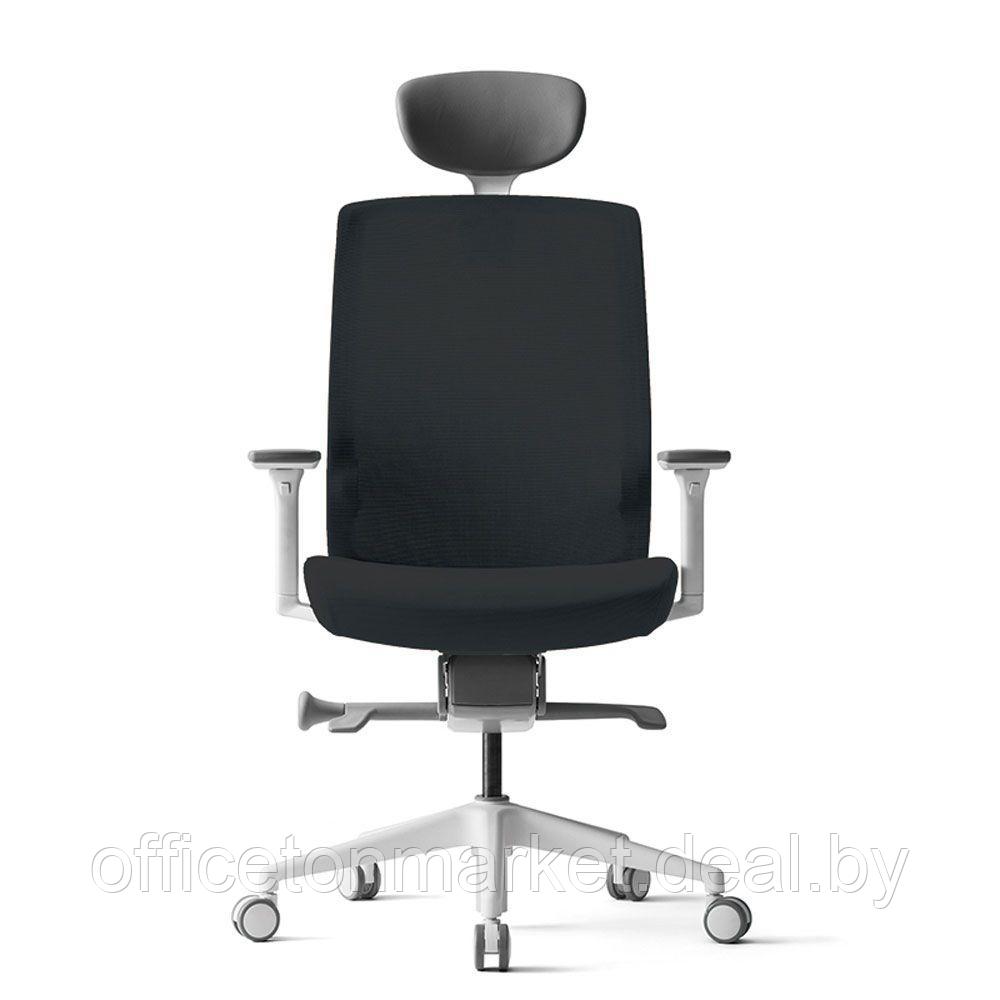 Кресло для руководителя BESTUHL J1, сетка, ткань, пластик, черный - фото 2 - id-p215597047