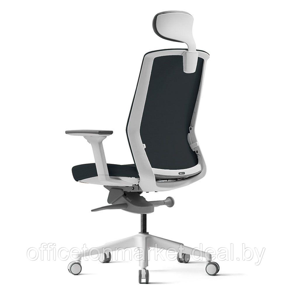 Кресло для руководителя BESTUHL J1, сетка, ткань, пластик, черный - фото 4 - id-p215597047