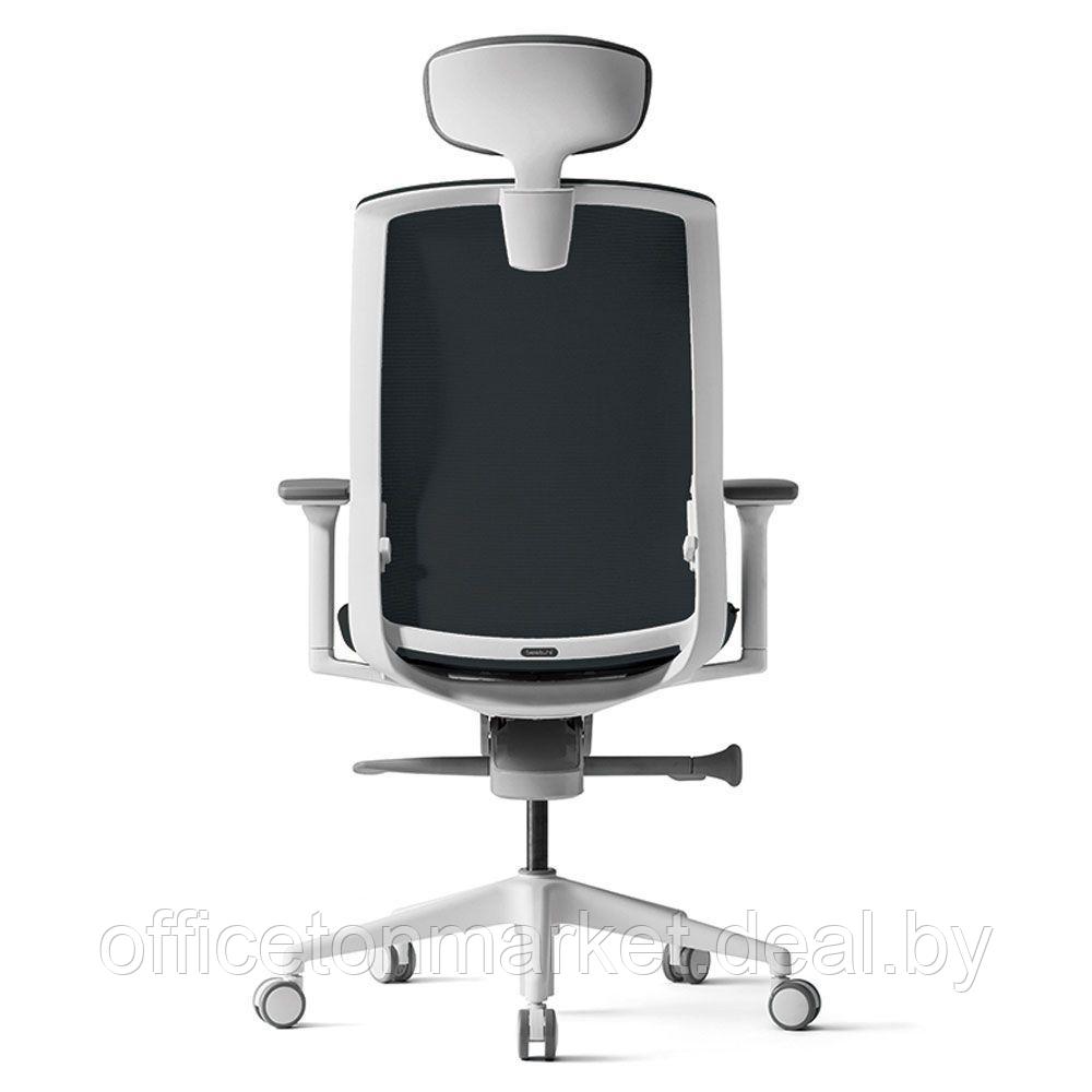 Кресло для руководителя BESTUHL J1, сетка, ткань, пластик, черный - фото 5 - id-p215597047