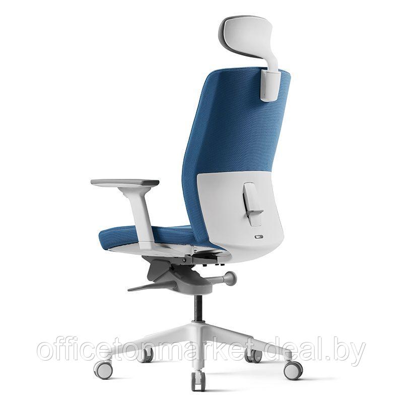 Кресло для руководителя BESTUHL "J2", ткань, пластик, голубой - фото 4 - id-p215597048