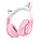 Беспроводные наушники Кошачьи Ушки Hoco W42 Cat ears цвет : розовый, сиреневый, голубой   NEW 2023!!!, фото 2