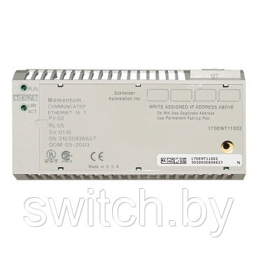 170ENT11001 MOMENTUM коммуникационный адаптер, Ethernet TCP/IP (Modbus) v2.0 - фото 4 - id-p215598631