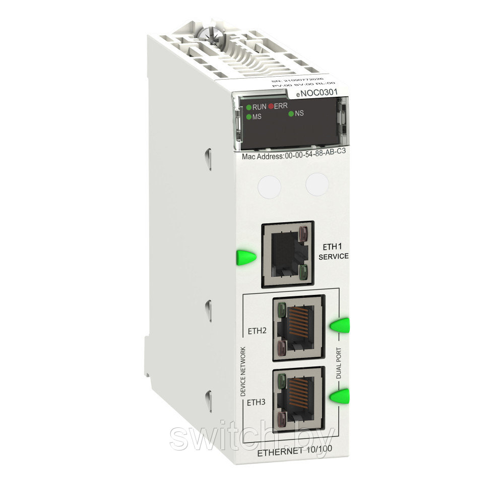 BMENOC0301 Модуль коммуникационный Ethernet (3 порта) - фото 1 - id-p215598686