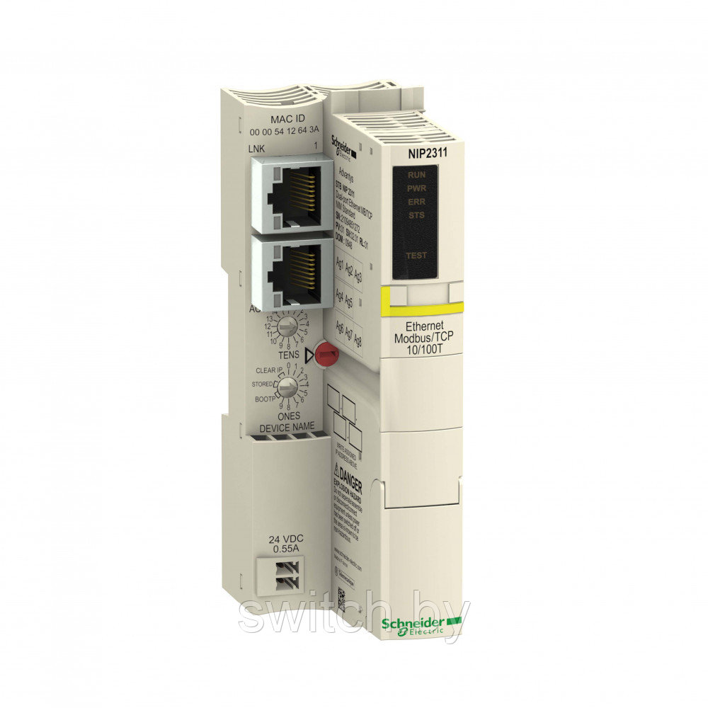 STBNIP2311 Модуль Ethernet Modbus TCP Dual-port - фото 2 - id-p215598987