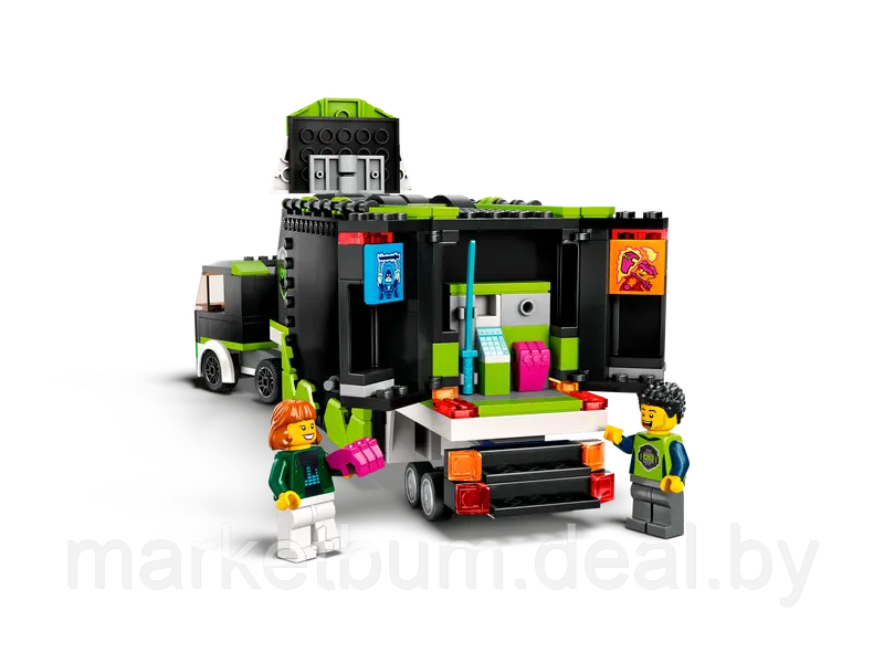 Конструктор LEGO City 60388, Грузовик для игрового турнира - фото 5 - id-p215599550