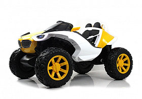 Детский электромобиль RiverToys K888AM (желтый) BMW