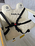 Детский электромобиль RiverToys М333БХ (белый) Mercedes Лицензия Полный привод, фото 3