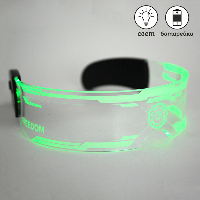 Неоновые очки для TikTok в стиле Cyberpunk - фото 5 - id-p215599692