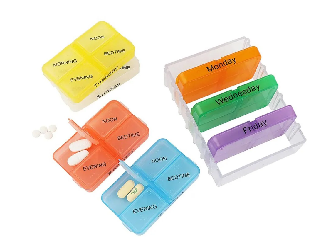 Органайзер пластиковый для лекарств на 7 дней SiPL - фото 4 - id-p215599757
