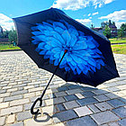 Зонт наоборот двухсторонний UpBrella (антизонт) / Умный зонт обратного сложения, фото 5