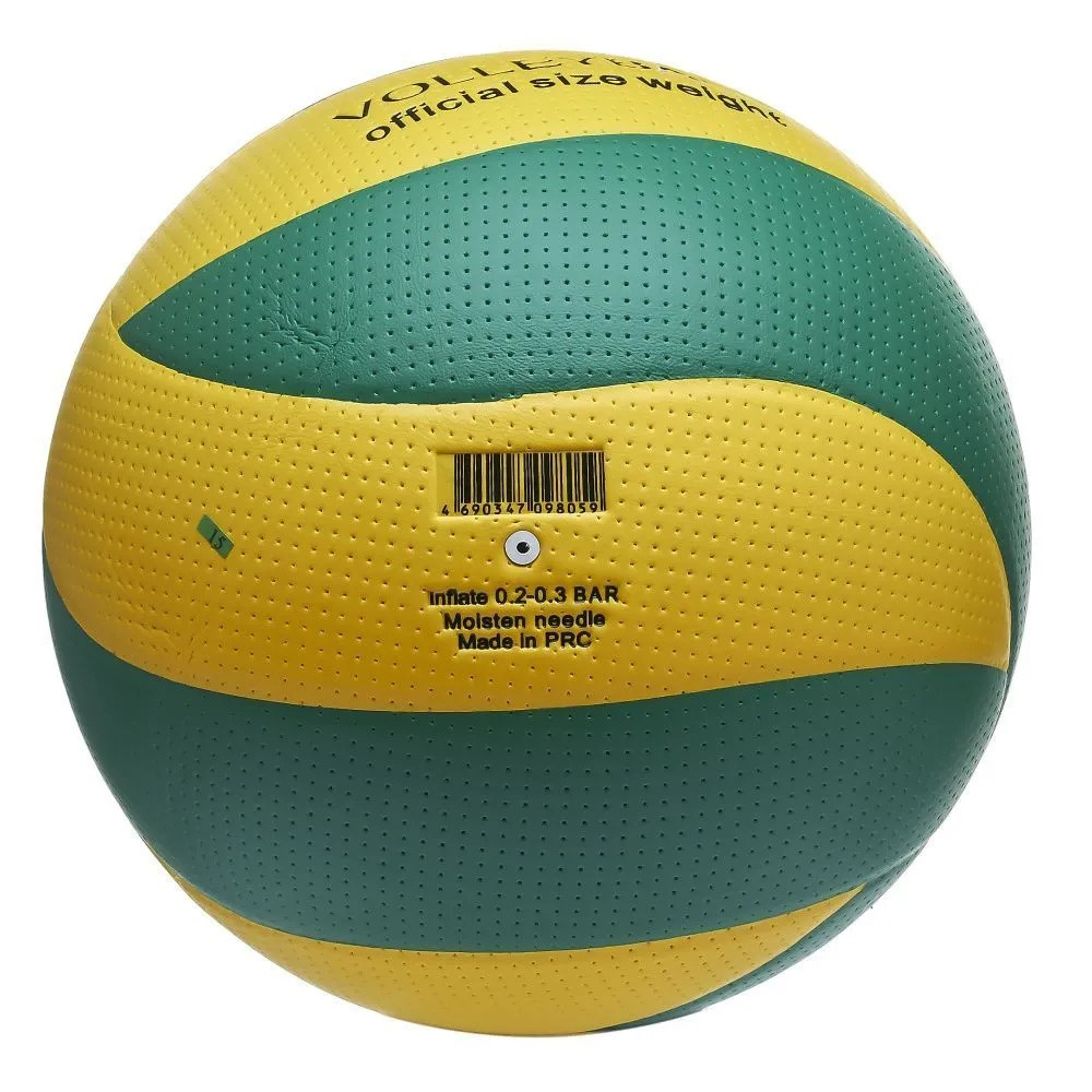 Мяч волейбольный Atemi Tornado, желтый/зеленый, ПВХ - фото 2 - id-p215600008
