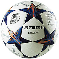 Мяч футбольный Atemi Stellar, белый/синий/красный, №5